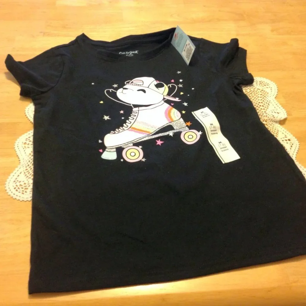 Cat & Jack tee set, girls size 7/8